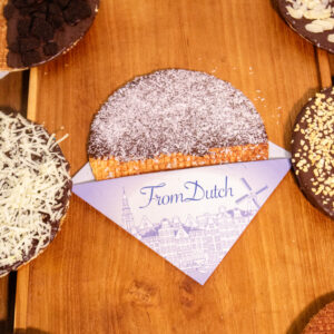 Giant Stroopwafel – White Chocolate